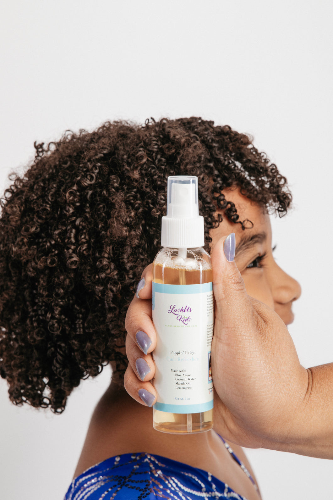 Poppin' Paige Blue Agave Curl Refresher