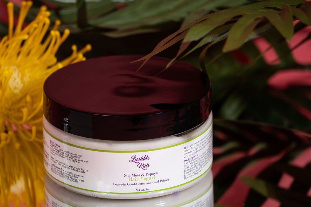 Sea Moss & Papaya Hair Yogurt Leave-In Conditioner | Curl Primer